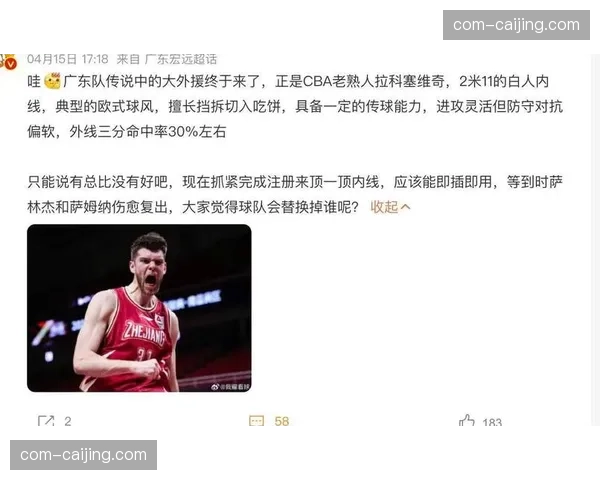 季后赛不再允许更换外援 各队压哨调整成最后机会